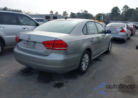 2013 Volkswagen Passat 2.5L S from USA, damaged, VIN 1VWAP7A39DC111312